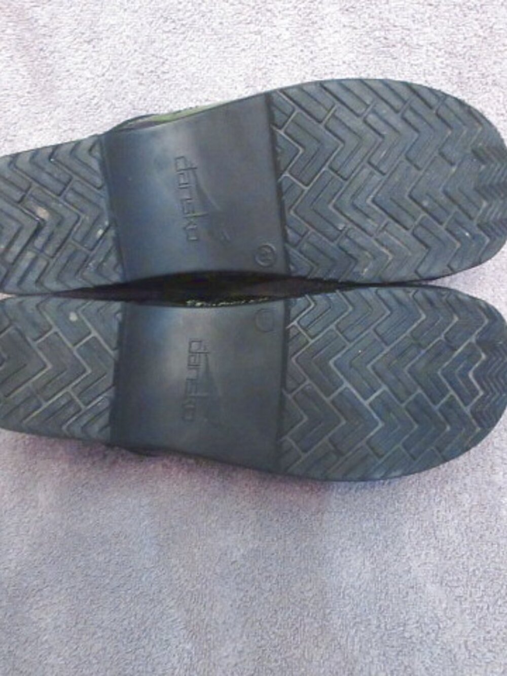 Dansko Limited Edition Cabrio Leather Clog Shoes Size 41 10.5 11 Artist Signed - Picture 10 of 12